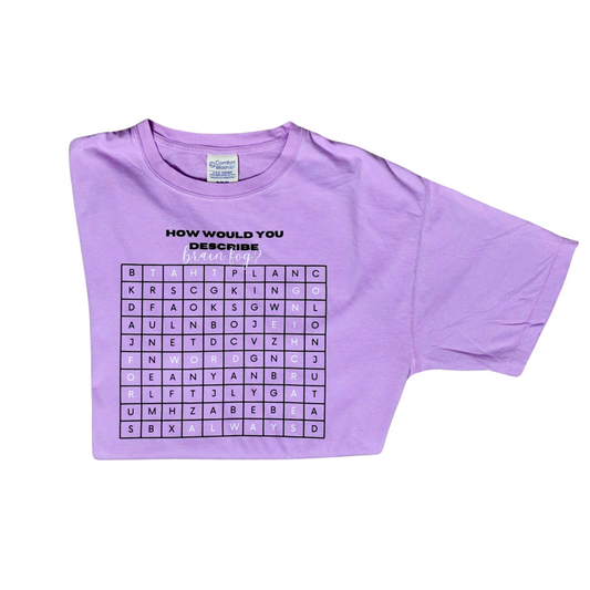 Word Search Brain Fog Tee